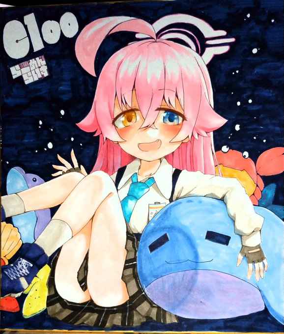 明日持ってくホシノ色紙 