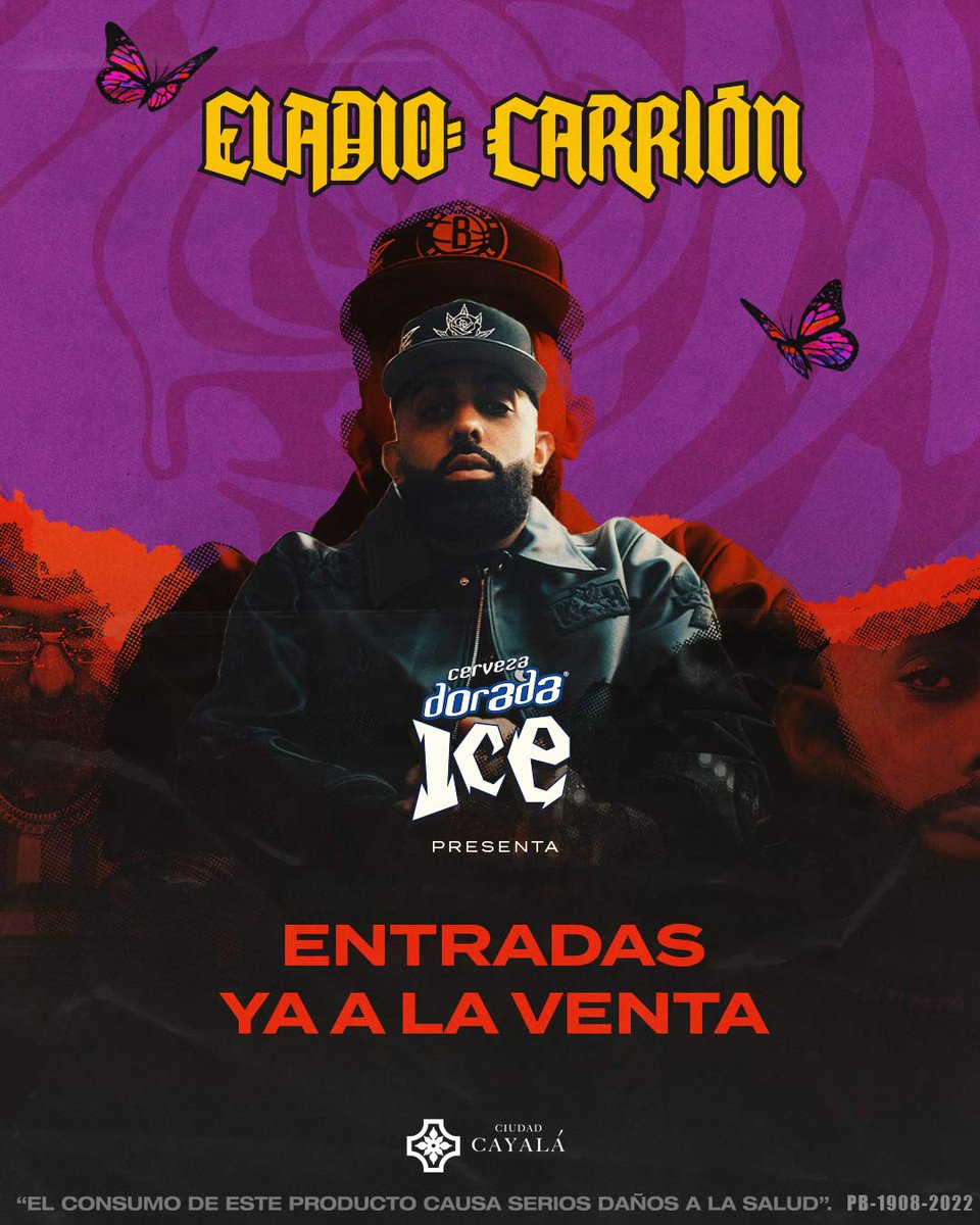 TioEmpire's tweet photo. ¡Ya están a la venta las entradas para ELADIO CARRIÓN en Guatemala! 🌹
🎟️ Entradas en https://t.co/DqWJMy4Ivq
Si compraste entrada para el #EMF2022 revisa tu mail, te dejamos un regalo. 😉🎁
@eladiocarry_on
#SauceBoyzWorldTour #SEN2KBRON #empiremusicfestival #Guatemala https://t.co/z12EY2t86Y