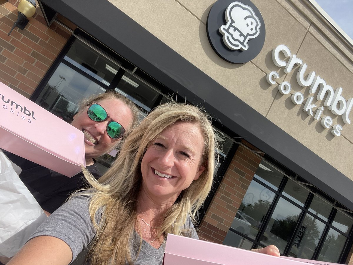 SraBecker18's tweet photo. Smiles all around as we ended the week with a concert and @CrumblCookies to gear up for a new school year! Let’s make it the best one yet! We are ready for you Firebirds! @mrsmahaf @WashburnEileen @FirebirdTweets @LakotaDistrict @LakotaSuper #WEareLakota https://t.co/S1EMeDZAUa