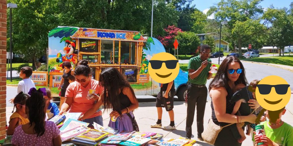 MHES_Principal's tweet image. Enjoyed our Principal and AP meet and greet today! We got a chance to meet our amazing students and families as we enjoyed some Kona Ice! Excited for the days ahead! #engagingcommunity #mustangnation @SimhonIlana @MeadowHallLMC