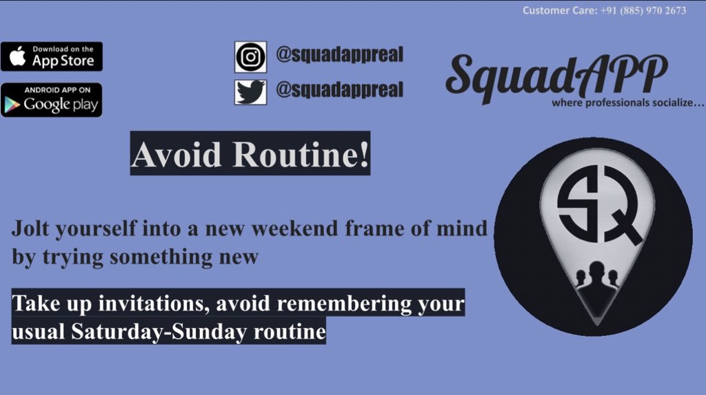 squadappreal's tweet photo. (6/6)
#routine #saturday #sunday #squadapp #invitation https://t.co/CjiS57OMfm