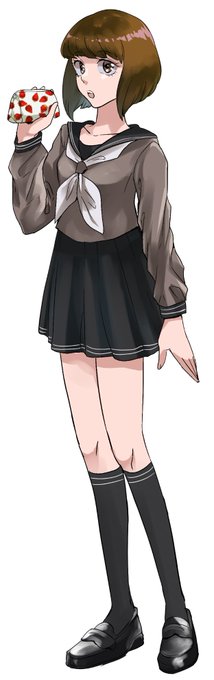 詳子だけ中学時代の制服、ポーチにはもちろんアレが入っている… 