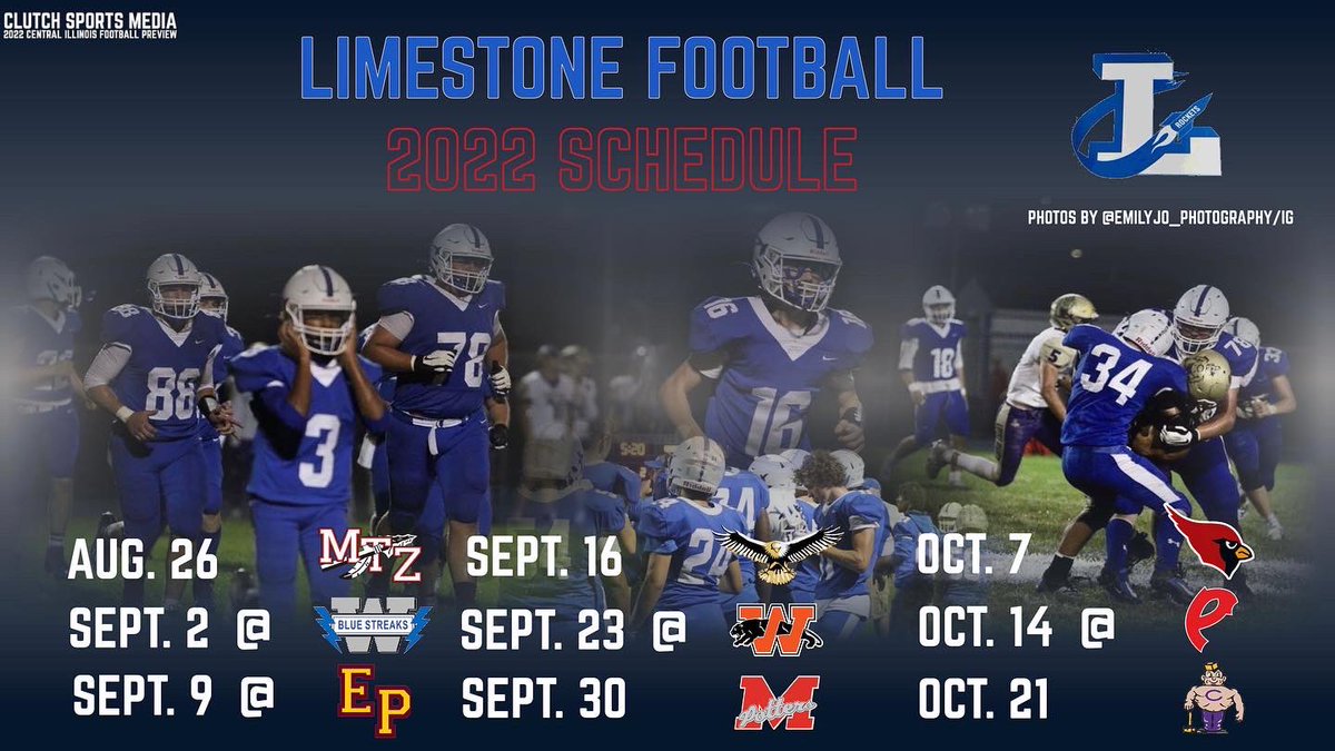 ClutchSportsIL's tweet photo. The Limestone Rockets are ready to blast off this year with a speedy roster and a new head coach!  #ClutchUp https://t.co/0XanKr8ZQW