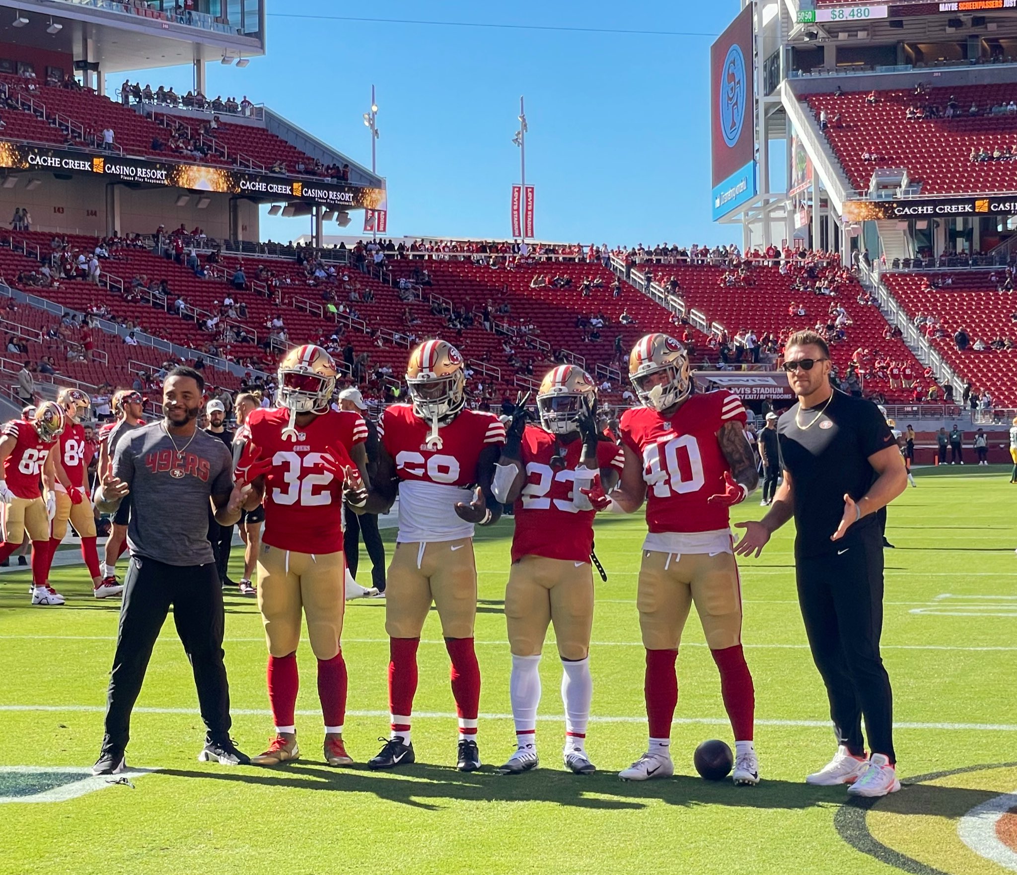 Jennifer Lee Chan on Twitter "49ers Elijah Mitchell and Kyle Juszczyk