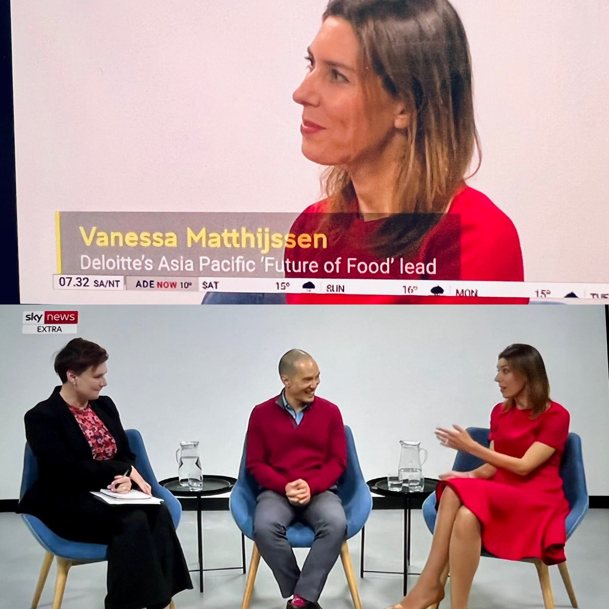 VanessaMatthij's tweet photo. The critical role of food in the future of healthcare. Watch the conversation on Sky news extra @5pm tonight. https://t.co/pBKt9e95iR
