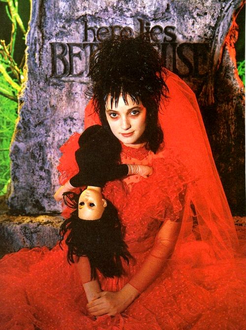 Rare photo of Winona Ryder in Beetlejuice