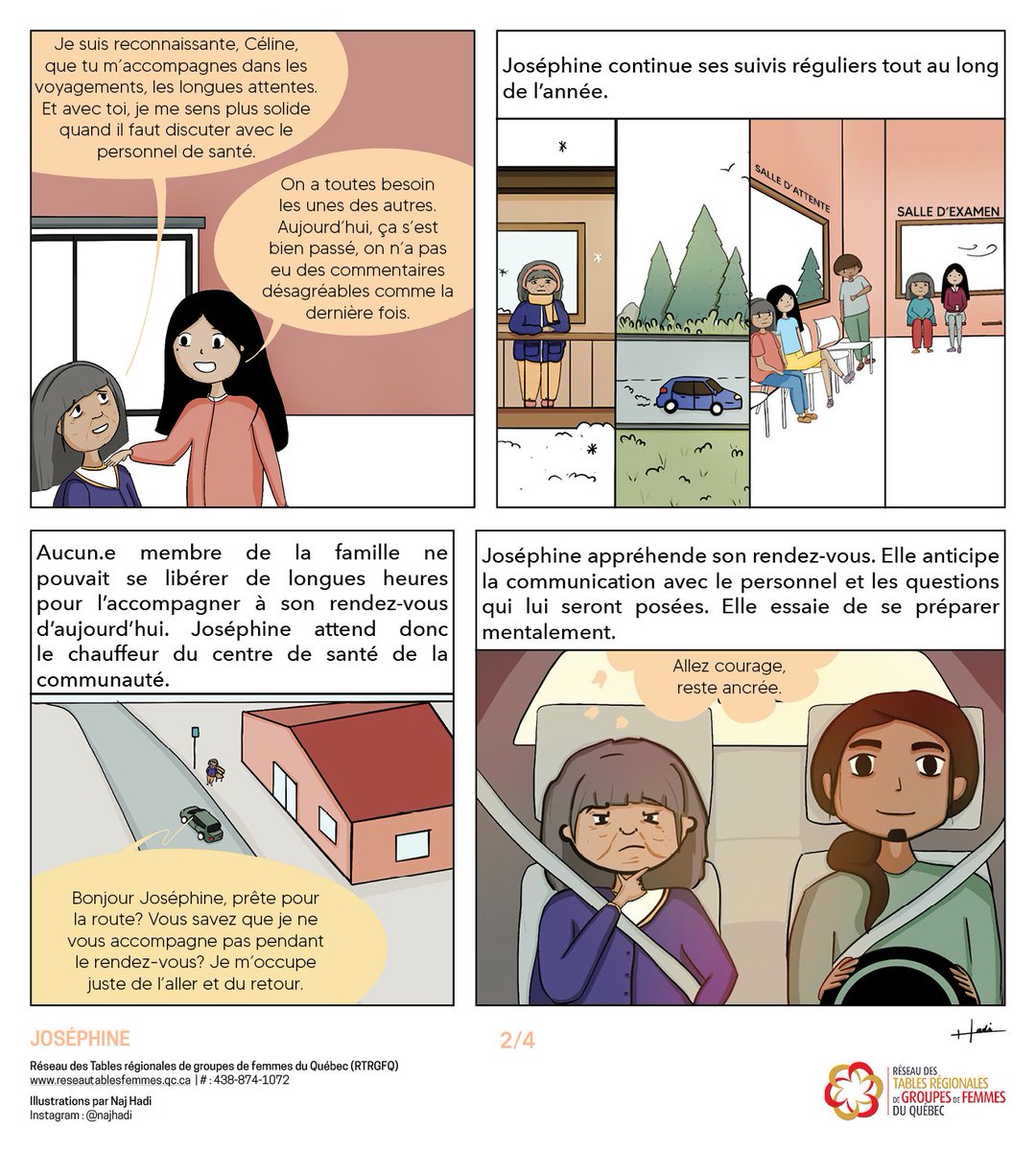 RTRGFQ's tweet photo. #alerteaudroitdesfemmesalasante Notre BD illustre les barrières d'accès à des soins de santé de qualité pour les femmes dans cette communauté https://t.co/RL7EouKtt1 https://t.co/CAa7laI4EV