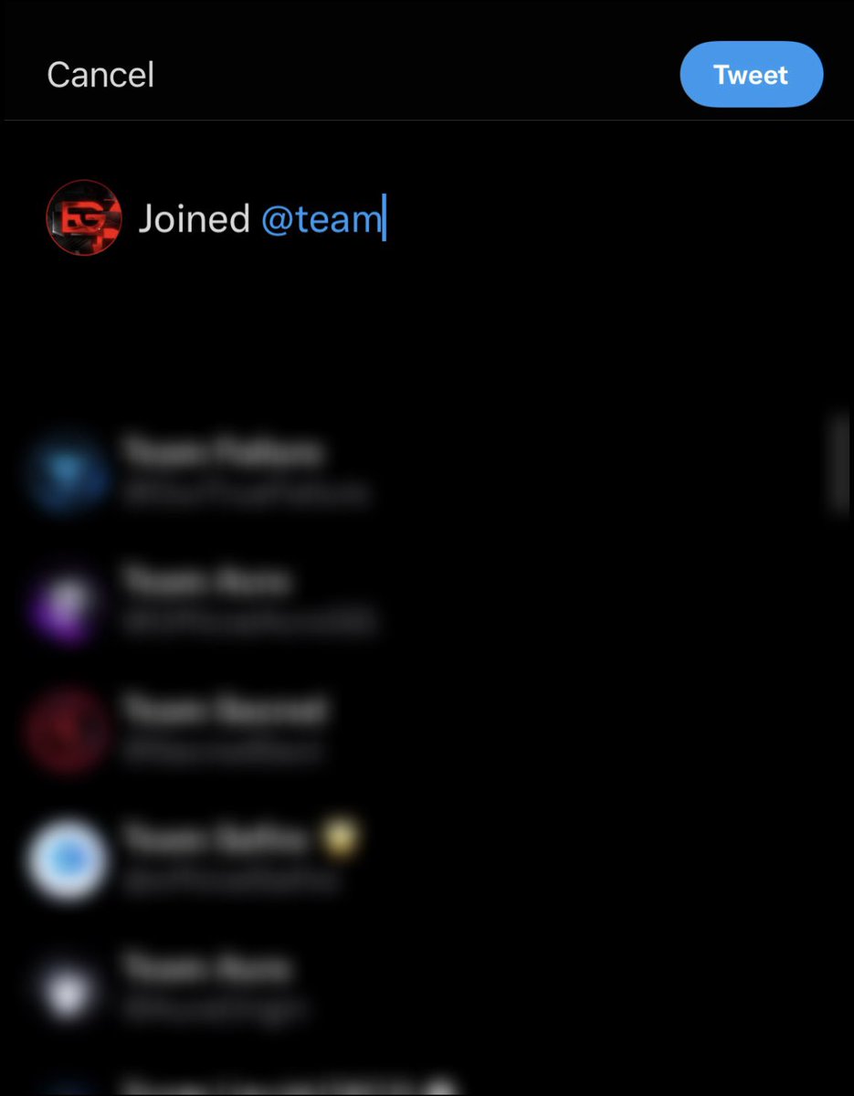 You join the first team that comes up when you type “Joined @team” W or L 🤔
