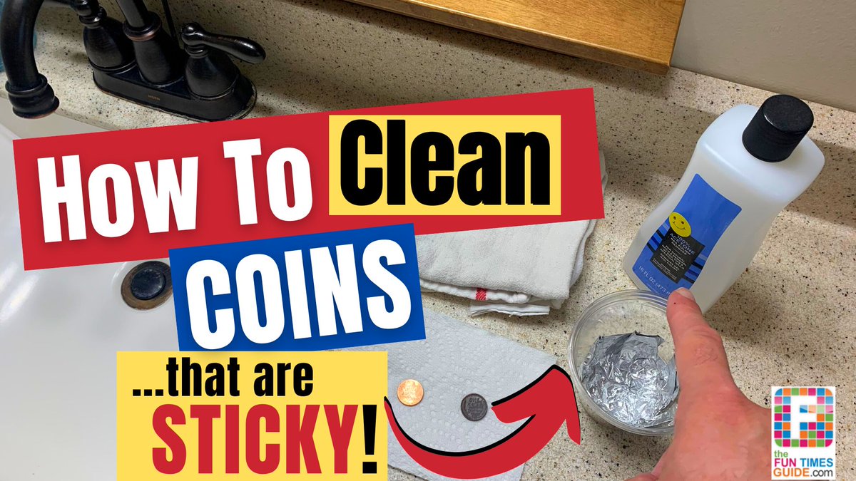 How to clean sticky coins: youtube.com/watch?v=v89Jhx… (video)