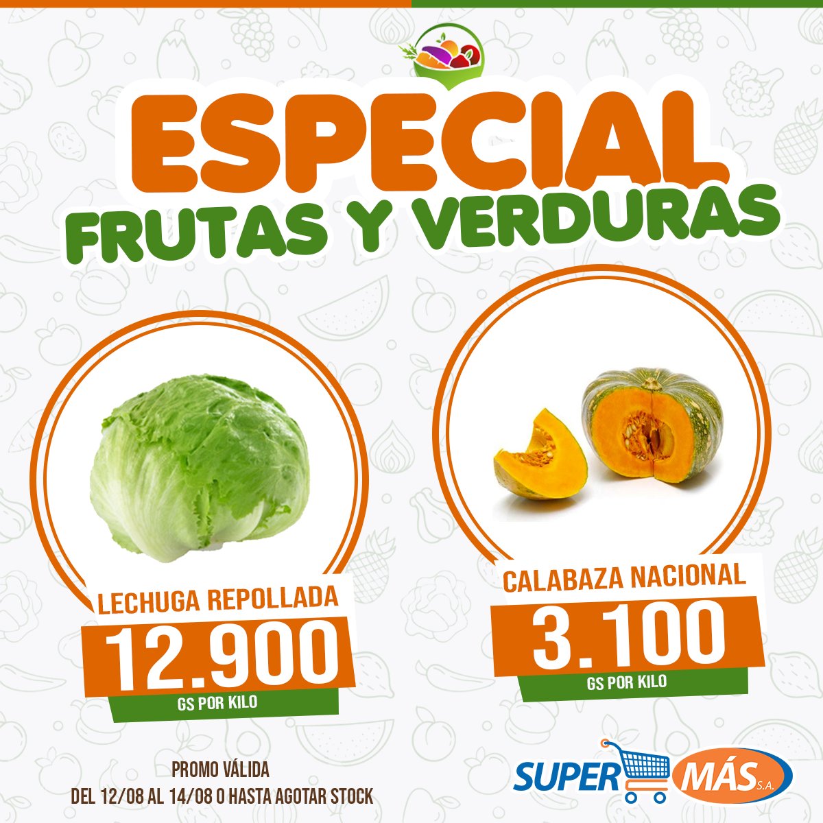 supermas_py's tweet photo. 🍎🍌OFERTA ESPECIAL DE FRUTAS Y VERDURAS🍊🍐
Aprovecha estas ofertas y llena tu carrito 🛒
‼TE ESPERAMOS, abrimos hasta las 20:00 hs‼
.
.
#SuperMas #SuperMasPy #tedamaspormenos #frutasyverduras #ofertasdefrutas #ofertasdeverduras https://t.co/78lGTbIDJ4