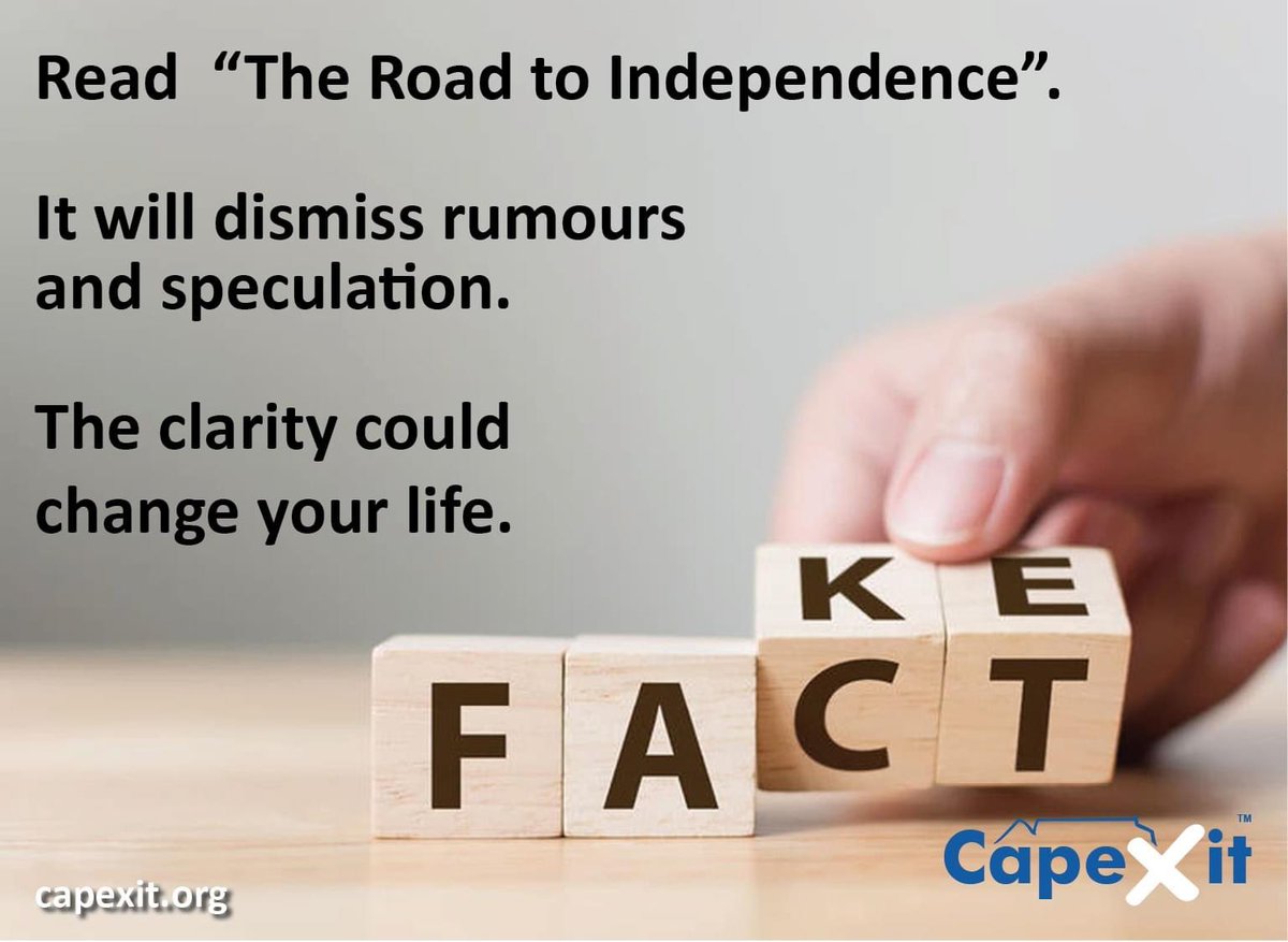 capexitofficial's tweet photo. Road to Independence
https://t.co/xV9xjTYWQx
@capexitofficial #capexit #capexitofficial #roadtoindependence #read #learn #wcindependence #mwcga #capetown #truth https://t.co/Cmt3Dmu5eW
