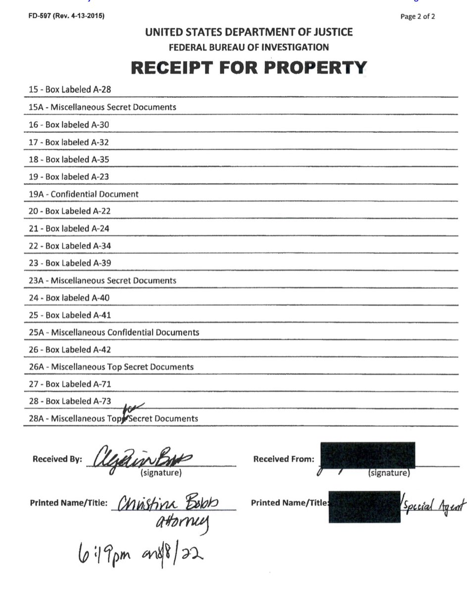 WilliamReymond's tweet photo. 🚨🚨 Dans la liste des documents récupérés, du « confidentiel », du « top secret », du « classifié » et un dossier sur « le Président de la France » https://t.co/yOsUf9IaZ3