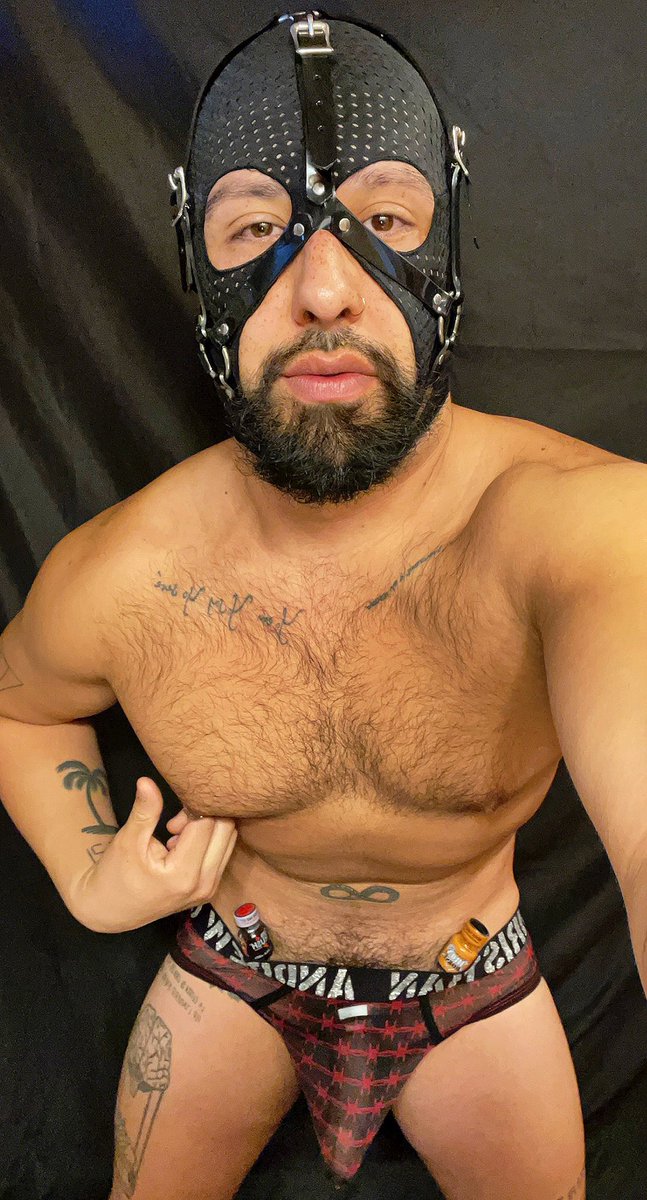 LatexxxLucifer's tweet photo. can i #FundayFriday with someone’s hole(s)??! **also got new poppers**
🥵🥩🥩🥩💦🤤🖤
sexxxy undies: @andrewchristian
mesh mask: @SlickItUp
c0ck rings: @MrSLeather
#papi #hairy #uncut #gay #andrewchristian #poppers #popperbate #gaymusclehunk #mesh #masc #MeshMask #harness https://t.co/6SlptWH9zt