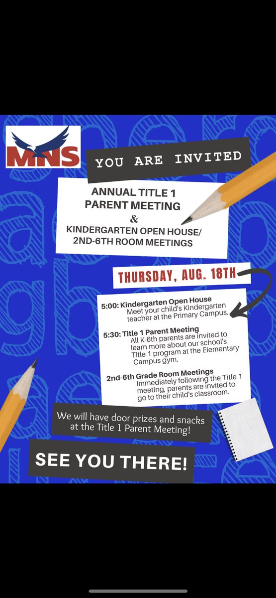 Mark your calendars!!