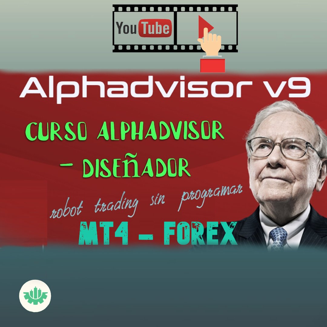 Curso ALPHADVISOR, builder para crear robot en MT4 sin saber programar y de una manera muy intuitiva.

LINK:
youtube.com/watch?v=UVVZZa…

WEB:
thepowertrading.com

#tradingrobot #tradingalgoritmico #tradingautomatico #alphadvisor