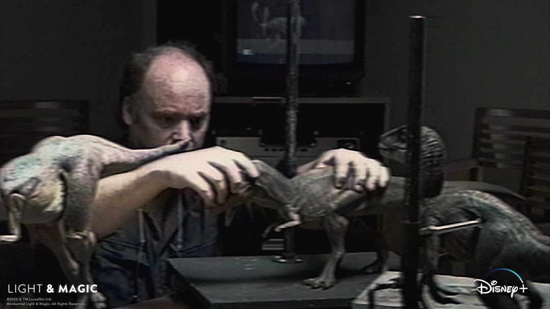 From rancors to dinosaurs, Phil Tippett builds worlds from imagination. Light & Magic is now streaming on @DisneyPlus.