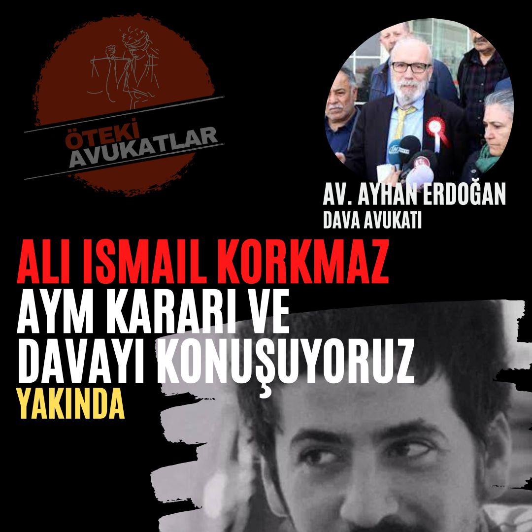 Ali İsmail Korkmaz Anayasa Mahkemesi kararını davanın avukatı Av. Ayhan Erdoğan ile konuşuyoruz... #AliİsmailKorkmaz