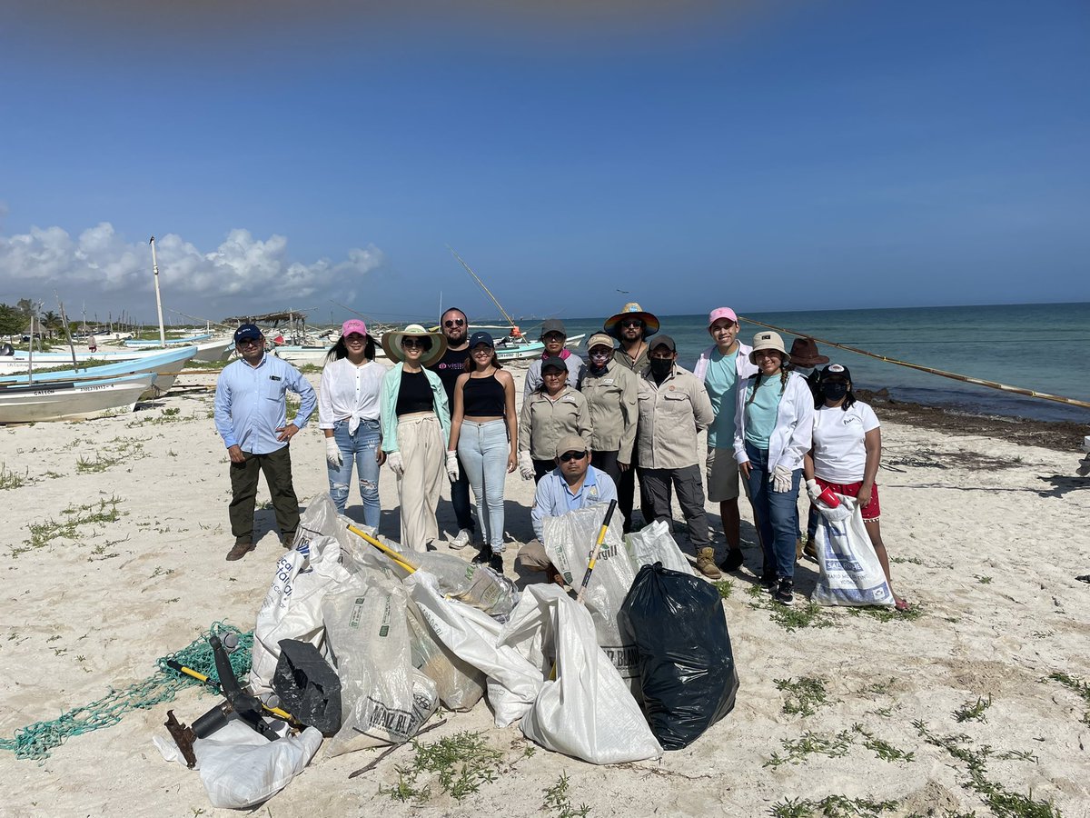 verderespong's tweet photo. ¡Gracias a los #AgentesDeCambio que se sumaron a limpiar 177 Kg de #ResiduosSolidos en #LasColoradasYucatán con el apoyo de @salsolmx en coordinación de @limpiemosyucatan y @sdsyucatan . ¡Gracias @teethtabmx @chinchin_mx @visitamex_ y todos los que nos apoyan 🍃🌎 https://t.co/xF6O48qqEG