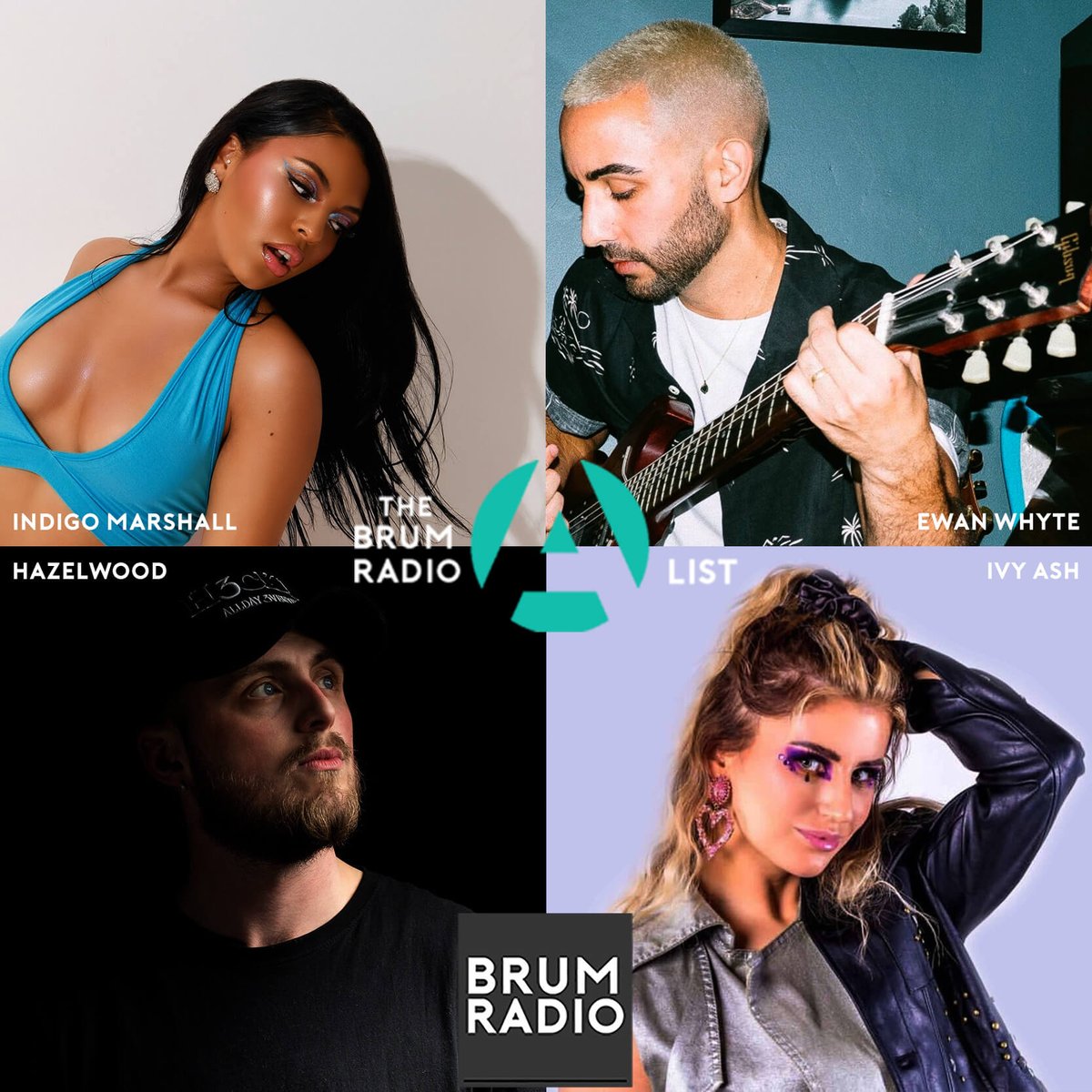 COMING UP at 2pm (UK Time) >> The OFFICIAL Brum Radio A-List with @JennIsGreat Featuring brand new music from artists inc: @indigomarshallx @ewanwhytemusic Hazelwood & @IvyAshMusic Listen live to @BrumRadioAlist at brumradio.com #InBrumWeTrust #Birmingham