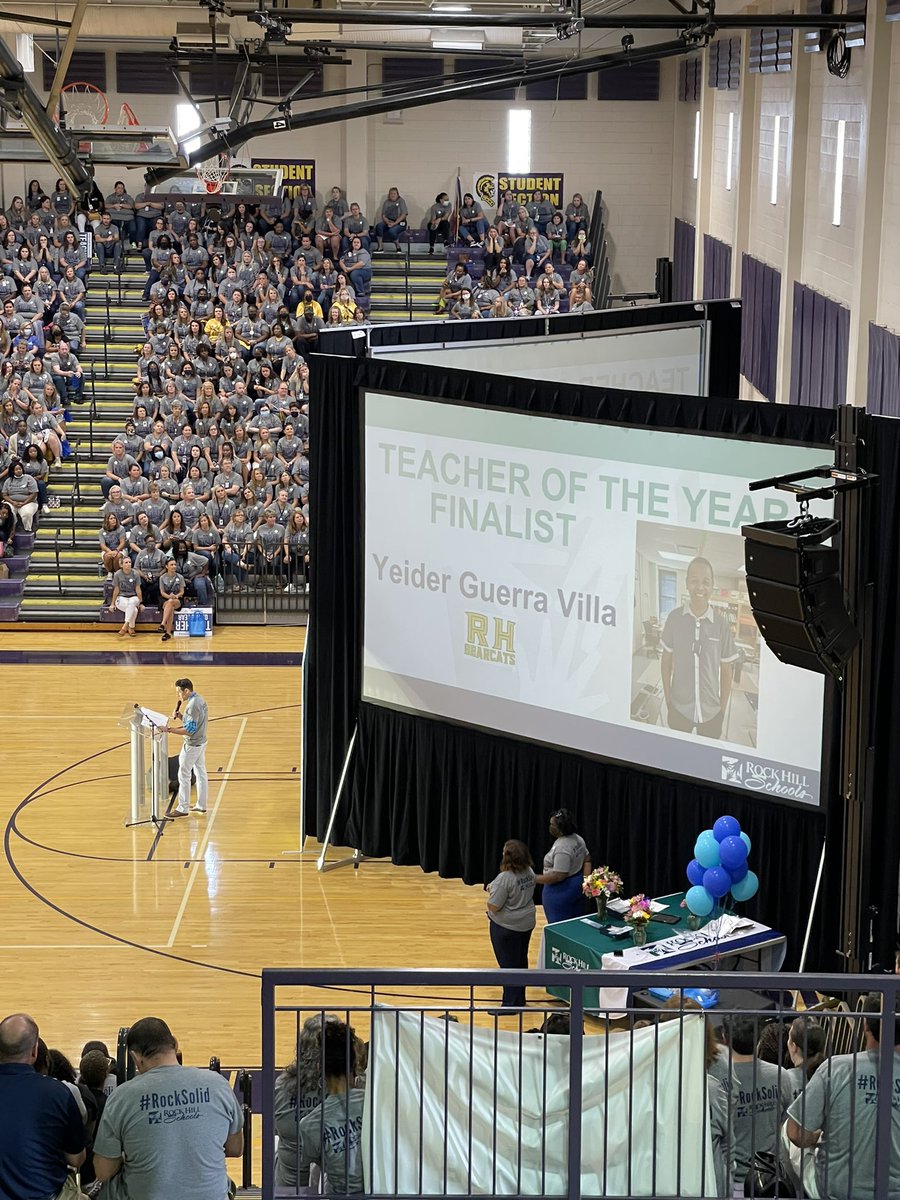 SpanishGuerra's tweet photo. @RockHillSchools Teacher of the Year finalist. I am honored, proud and grateful to represent Rock Hill High School.
I am loving the ring, thank you @OzzieAhl2!
¡Gracias totales!!!
This is going to be a great year!!! https://t.co/qbpn47k2KB