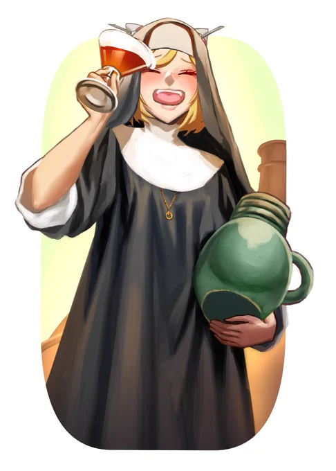 これは以前かいた醸造するアキロゼさんです#アロ絵 