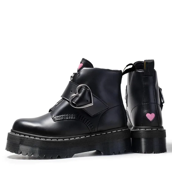 sahara goth combat boots 