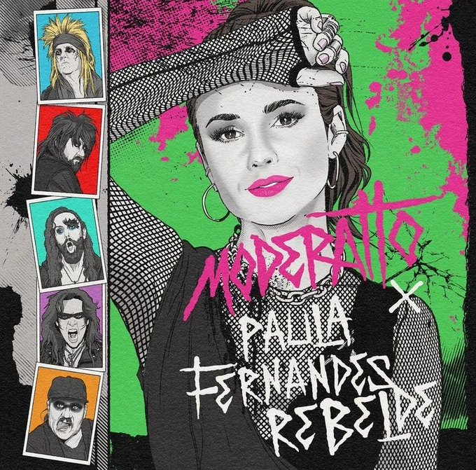 Entretetizei_'s tweet photo. TODA REBELDE 🤘🏽🤩⚡️

O grupo Moderatto anunciou hoje a parceria com a brasileira Paula Fernandes com a regravação do hit "REBELDE".

O single será lançado em breve! https://t.co/XOcPRxSjQT