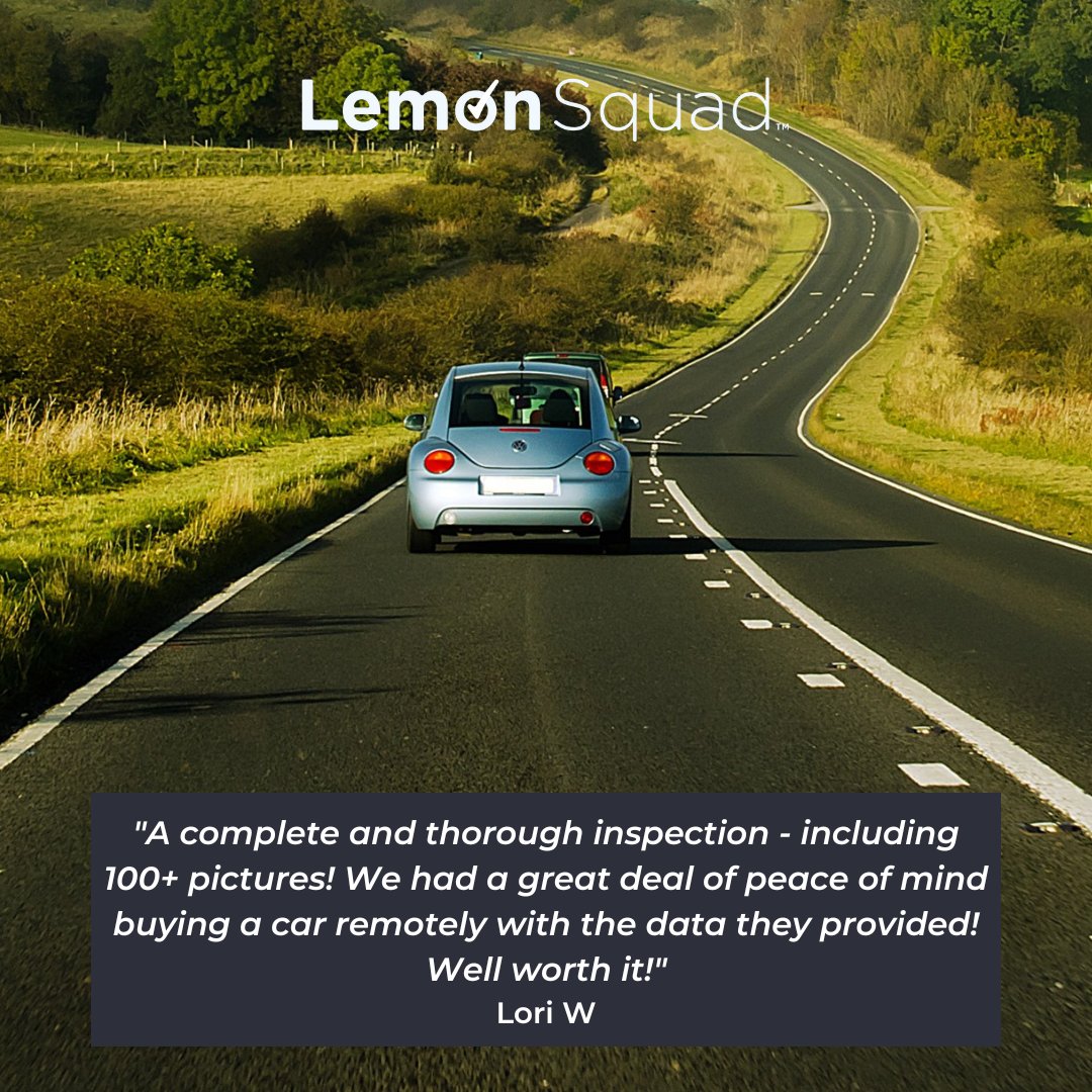 Fantastic review from Lori! I hope she keeps us in mind if she ever needs to buy another vehicle. 😀🍋

#car
#cars
#carspotting
#inspection
#motorvehicle
#mobilemechanics
#prepurchase
#prepurchaseinspection
#PREPURCHASEINSPECTIONS
#usedcarinspections
#usedcars
#usedcarsmobile