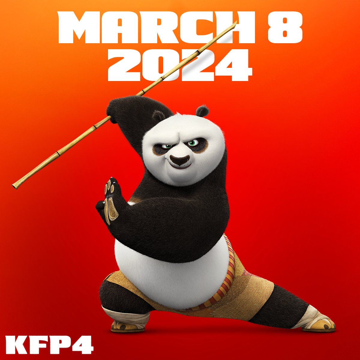 getFANDOM's tweet photo. '#KungFuPanda 4' lands in theaters on Mar. 8, 2024 💥

(via @Dreamworks) https://t.co/0xTEjRlEw7