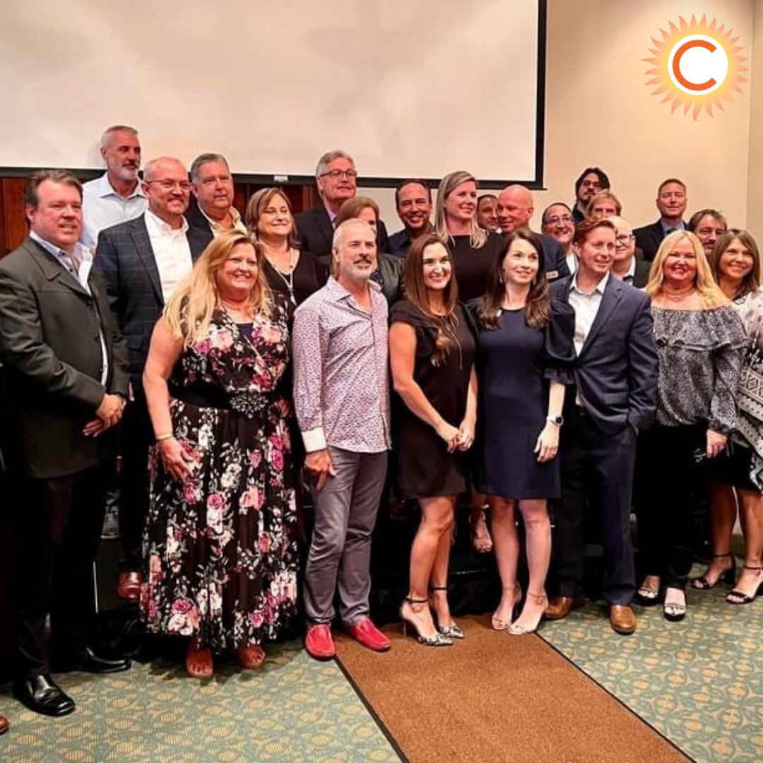 conricPR's tweet photo. Our team recently celebrated our local business community at the Greater Fort Myers Chamber of Commerce's (SOLD OUT) Inaugural Chamber Awards & Board Installation dinner! 🧡 🙌
#CONRIC #digitalagency #marketingagency #marketingagencylife https://t.co/wFLc8MzVxc