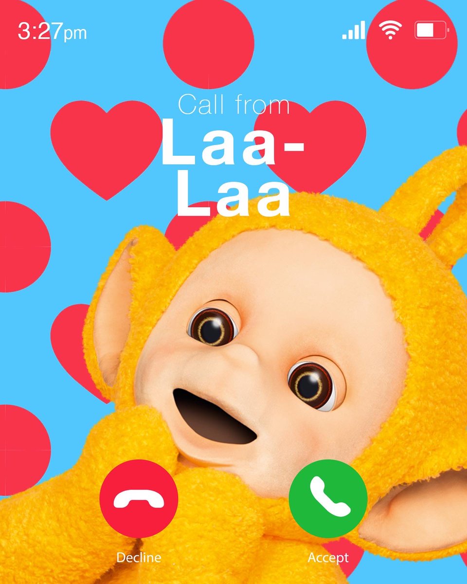 TeletubbiesHQ's tweet photo. Sorry, I gotta take this - it’s important… ☎️ https://t.co/69XmBfxADQ