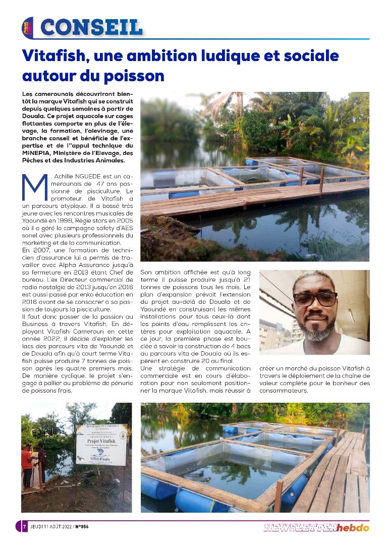 ilissom1's tweet photo. Comnewsletter du Jeudi 11 Août 2022.
#ACPMC #Marketing #MTNMoMo #Vitafish https://t.co/IZjFEgD4n9