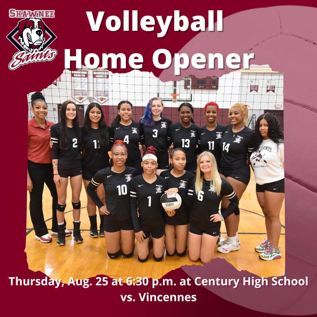 Shawnee College on Twitter "The Saints Volleyball team's home opener