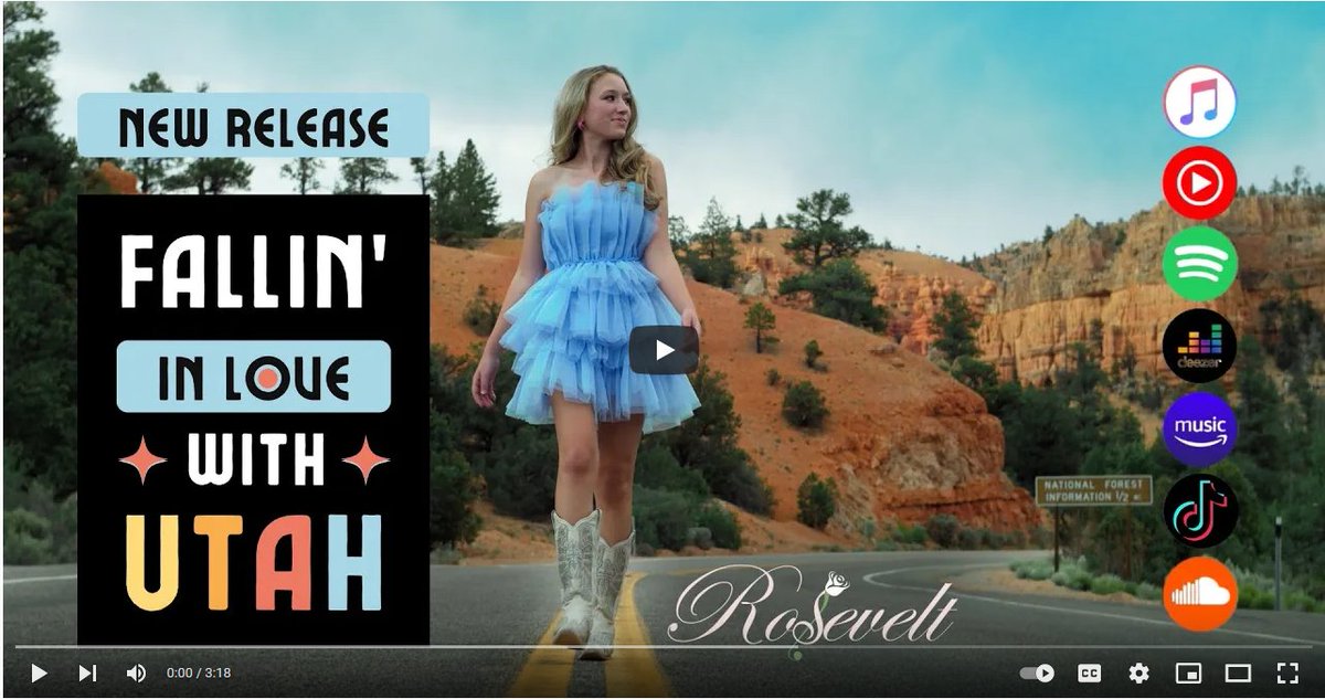 rubysinn's tweet photo. “Fallin’ in Love With Utah” music video is NOW available to watch on YouTube!! We are so excited that Rosevelt fell in love with Utah!
https://t.co/ihxJMD3GnC https://t.co/3y5YqWzGHS