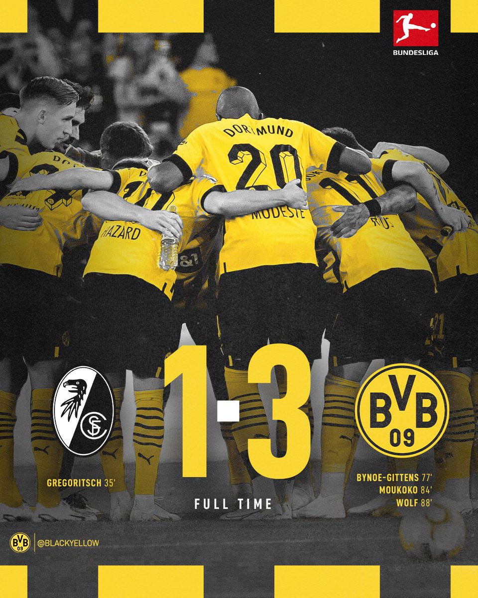 WHAT A COMEBACK!!! 

FT in Freiburg ⏹