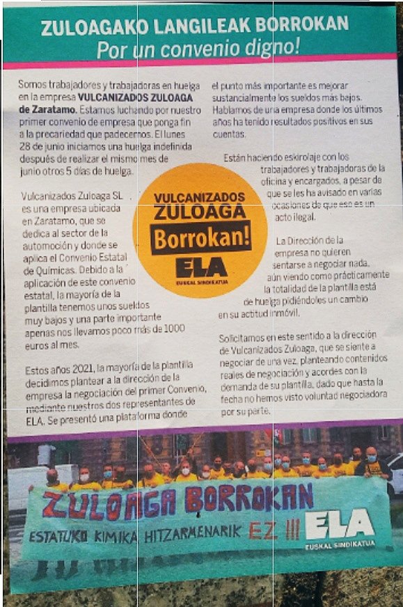 ZuloagaBorrokan's tweet photo. 4️⃣1️⃣0️⃣  #GrebaEgun
#VulcanizadosZuloaga
Por un CONVENIO DIGNO
BORROKA DA BIDE BAKARRA‼️
#IbaizabalNerbioi #Zaratamo
#Zeberio
#ZuloagaBorrokan https://t.co/KC2TRbjX64