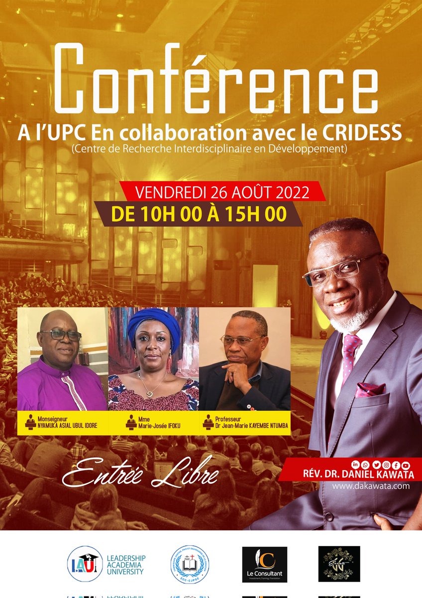 dakawata's tweet photo. Plus qu'un livre, « Le "Must" de l'éthique pour une renaissance effective de la RDC » est un carrefour qui réunira les prochains cadres et les futurs élites inspirants et utiles pour la RDC 🇨🇩

J'ai hâte de vous y rencontrer 🙏🏾✨ https://t.co/VFNMg6zpQv