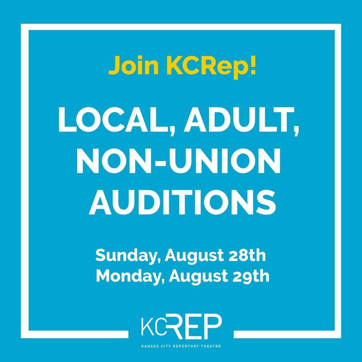 Do you want to work with KCRep on our productions of A CHRISTMAS CAROL, GHOST LIGHT, AND FLOOD? Are you an adult that's local and non-union? KCRep is seeking someone like you for the 2022-2023 season and beyond! Find out how to audition at opportunities.kcrep.org/2022-kcrep-loc…
