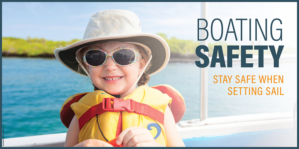 The weekend weather forecast is fabulous! If you're on the water, always stay at least 10 feet from power lines and other electricity sources. Water and electricity are a deadly combination. Learn how to stay safe on the water: bit.ly/3jPy9Sw