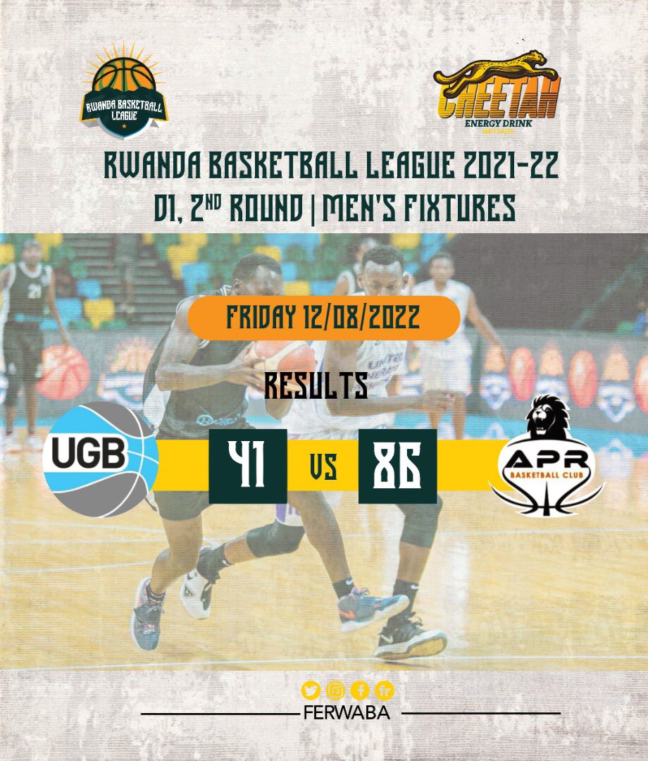 ferwabaRW's tweet photo. #RBLResults 

The Highly anticipated Game of #REGHejuru  AND #TURIPatriots was all of what you expected it to be. Competitiveness, Amazing to watch and  new but not New faces on both teams,

Rwanda Basketball League is On
See you at the Playoffs.
#RBL https://t.co/2aNetiZp01