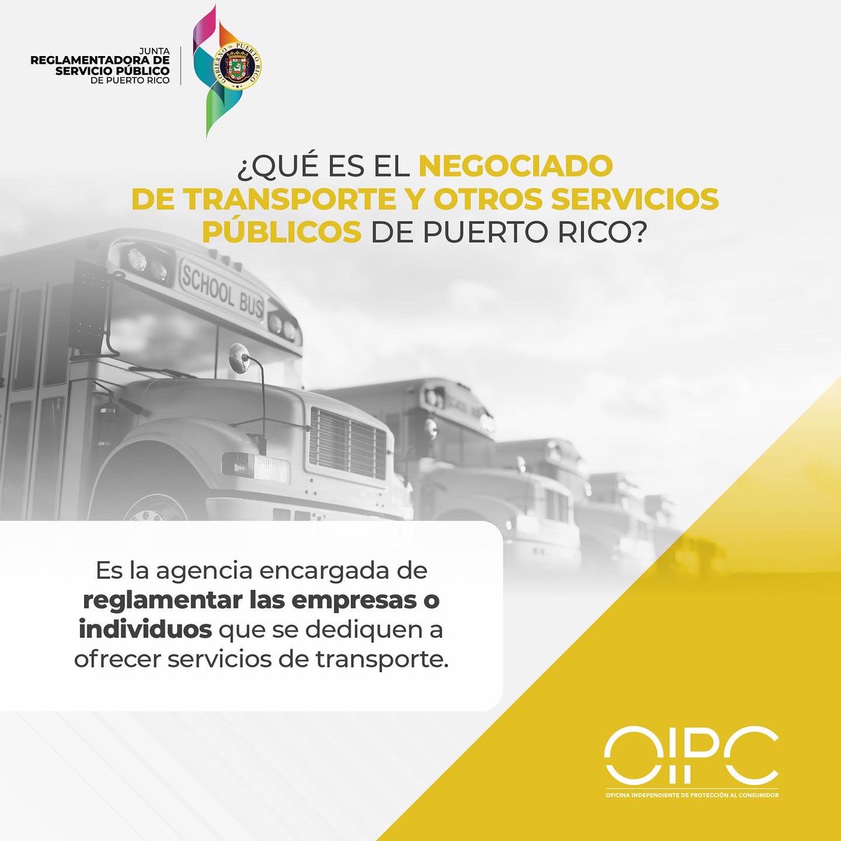 OIPCPR's tweet photo. Conoce el propósito y funciones del Negociado de Transporte y Otros Servicios Públicos de Puerto Rico. #OIPCTeOrienta @JuntaJRSP @NTSPpr https://t.co/Gt2YQjyDfJ