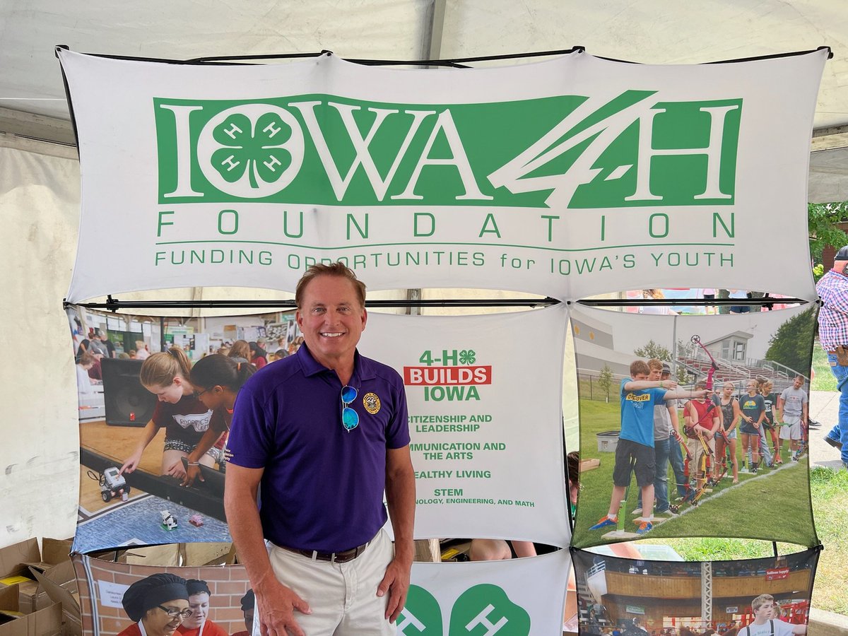 IowaSOS's tweet photo. It's @ia4Hfoundation Day at the #IowaStateFair. Their mission is to empower youth to reach their full potential through youth-adult partnerships and research-based experiences. Iowa 4-H is the premiere youth development program of Iowa State University Extension and Outreach. https://t.co/iCYxG917L0