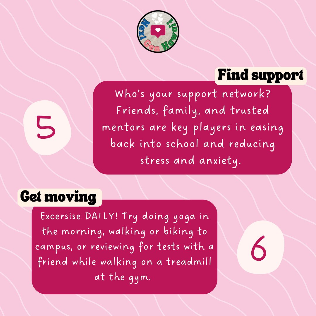 GenHawaii's tweet image. Be kind to your mind...always! Here are 10 tips to reduce #BackToSchool stress and anxiety and improve your health and wellbeing.💓🧠💖 
-
#backtoschooltoolkit