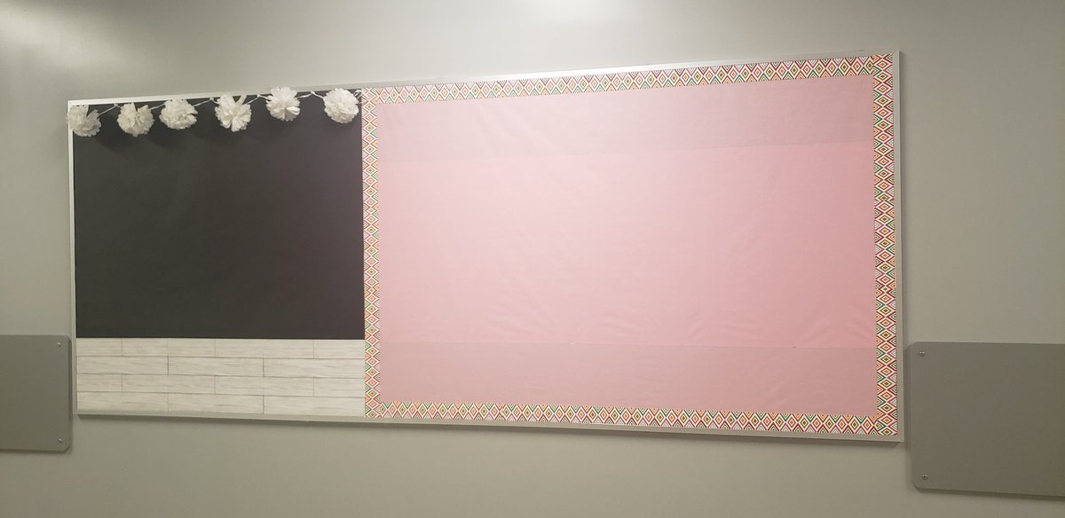 22-23, Teaching year 16! Wow😱 this will be my 10th year with SHPS. I think I will start Tweeting again and look, I even put paper on the otherwise bald bulletin boards. #Teach180 #BlackEducators #HSMath #SWMichigan