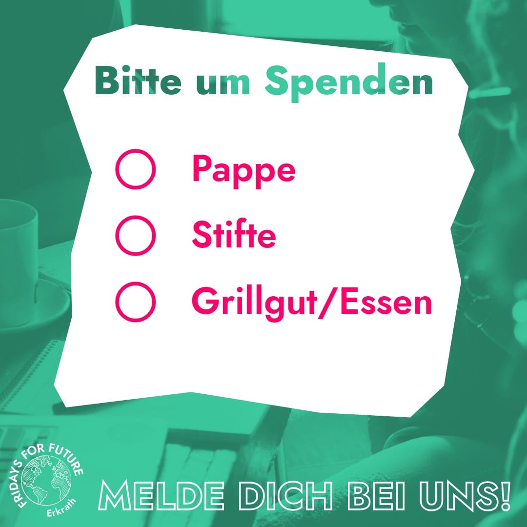 fff_erkrath's tweet photo. ‼️Es ist wieder Mal soweit: Eine neue Veranstaltung: Wir treffen uns am 10.09 im Naturschutzzentrum Bruchhausen um unsere 3 Jähriges Jubiläum mit euch zu feiern.‼️

Wir werden gemeinsam eine VV abhalten, uns bei Kaffee, Kuchen und gegrilltem https://t.co/0k769BWqk5