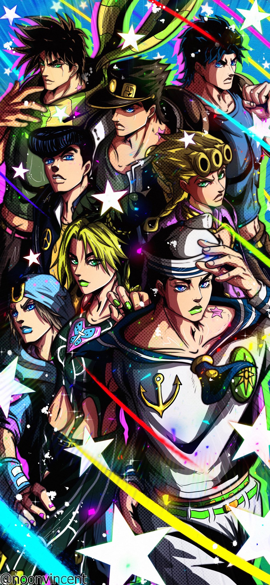 vincentnoon on X: Every Stand in JoJo's Bizarre Adventure⭐️ Anime and  Manga colors Hope you like it !  / X