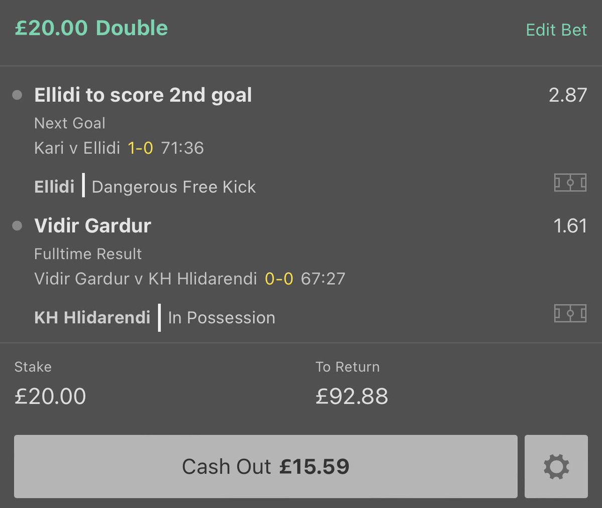 LPTipster's tweet photo. INPLAY DOUBLE 💎

Iceland 🇮🇸 
Ellidi to score 2nd goal 📊

Iceland 🇮🇸 
Vidir Gardur to win 📊

1 UNIT 💰

Like and follow if you’re on ❤️‍🔥

#GamblingTwitter #inplay https://t.co/snmGQbcbgF