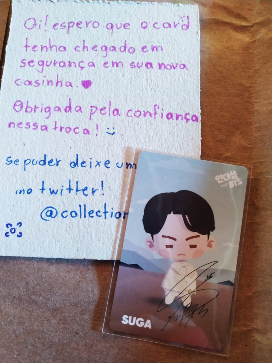 makeityoon's tweet photo. Feedback positivo pra @collectionjin que me ajudou a ter esse barrigudinho lindo!! Chegou certinho, agradeço pelos brindes e por aceitar essa troca tripla. https://t.co/6TDMCM7SIg