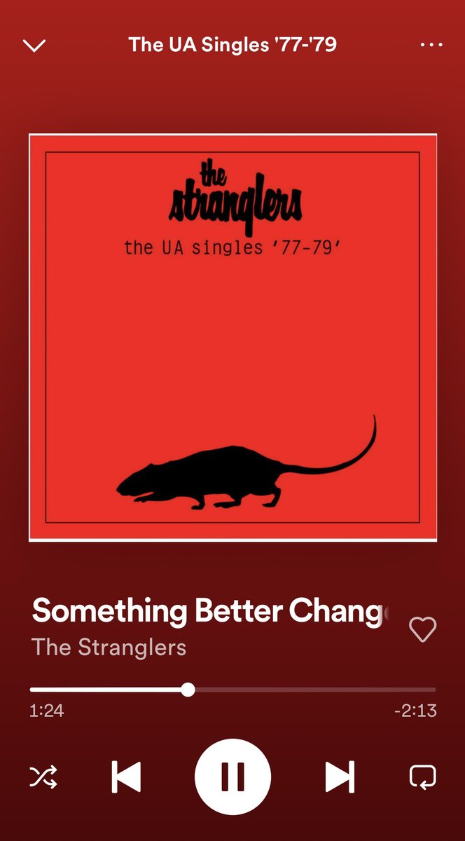marka999's tweet photo. “ . . . . something's happening and it's happening right now, ain't got time to wait . . . . ”
Something Better Change
@StranglersSite
#SongOfTheDayMA
#day850 https://t.co/Dcl7DfvOQE