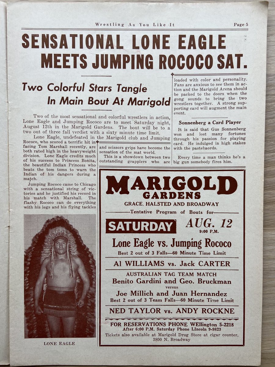 Rasslin' History 101 on Twitter "RT ostpies Wrestling As You Like It